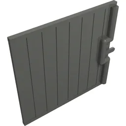 Door Sliding - Type 1 / Dark Bluish Gray