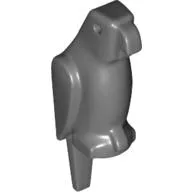 Animal, Bird, Parrot [Plain] / Dark Bluish Gray