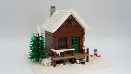Snowy Winter Cabin