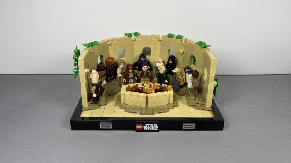 Lego Qui-Gon's Funeral Diorama