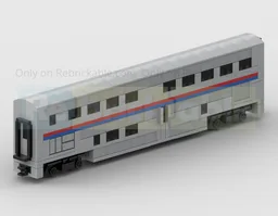 4-Wide Am Trak Superliner Passenger Transition Carriage