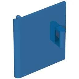 Cupboard 4 x 4 x 4 Door / Blue