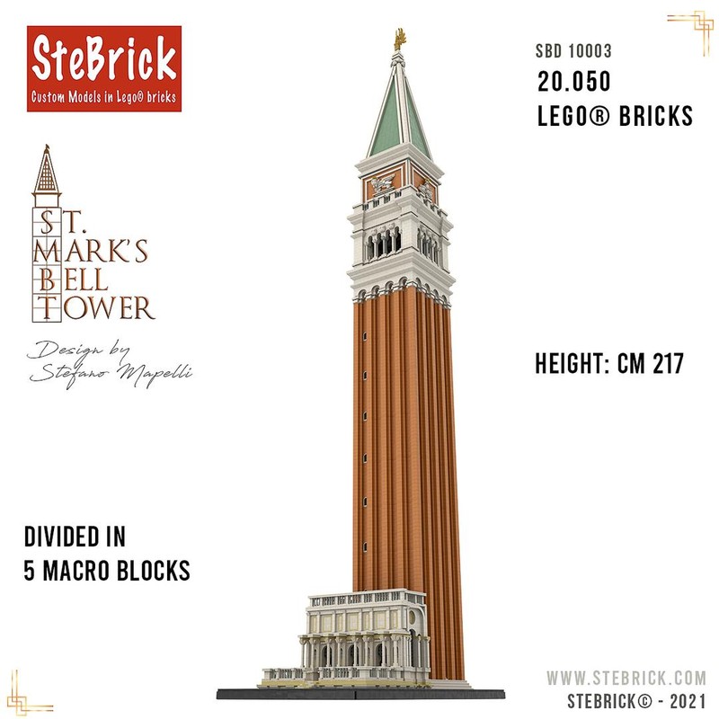 Lego St. Mark's Bell Tower - Venice
