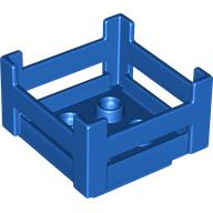 Lego Duplo Container Wooden-Style Crate / Blue