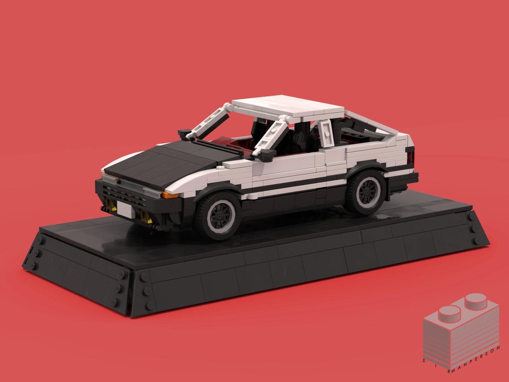Lego Toyota AE86 (Initial D) - Miniland scale