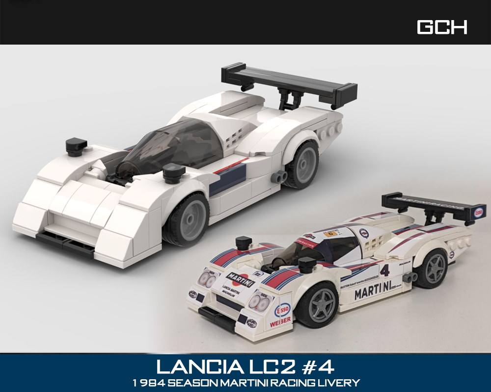 Lego Lancia LC2 #4 1984 season livery