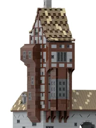 Medieval bridge house