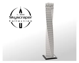 Cayan Tower (Infinity Tower) Dubai 1:800 Scale