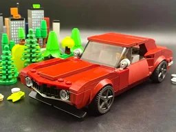 1968 Bowtie Camaro SS - Dark Red