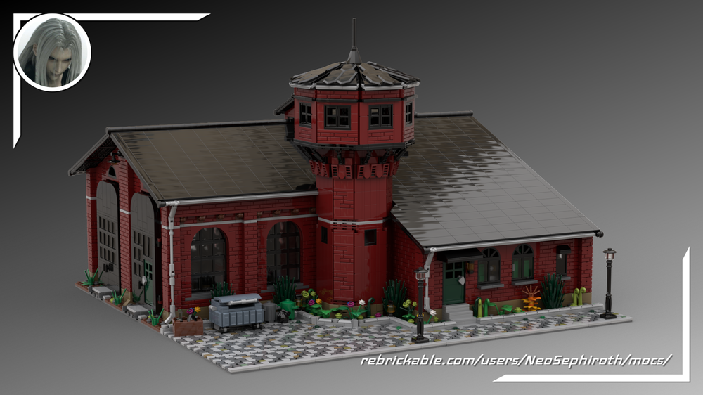 Lego Historical Locomotive Shed