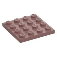 Plate 4 x 4 / Sand Red
