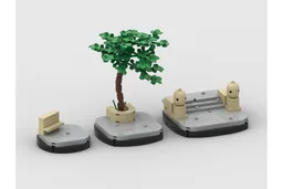 Minifig round display THEED
