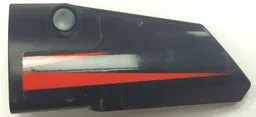Technic, Panel Fairing # 3 Small Smooth Long, Side A With Red and White Triangles Pattern (Sticker) - Set 42089