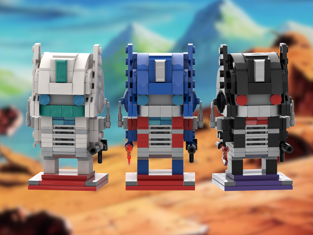Lego Prime Brickhead Triple Pack