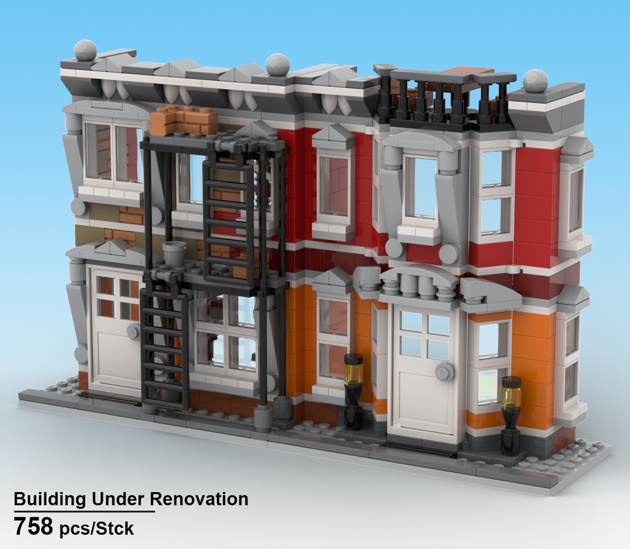Lego Building Under Renovation