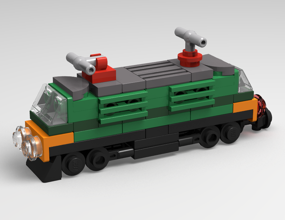 Lego PKP Poland Green Electric Locomotive