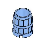Barrel 2 x 2 x 2 / Medium Blue