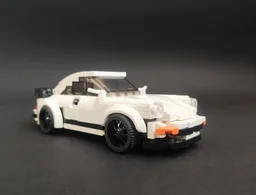 Porsche 911 Carrera minifig scale