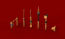 Ninja Weapons - Wildbrain Era