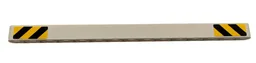 Technic, Liftarm Thick 1 x 15 with Black and Yellow Danger Stripes at Both Ends Pattern (Stickers) - Set 42078