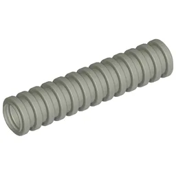 Hose, Ribbed 7mm D. 4L / 3.2cm / Pearl Light Gray