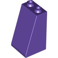 Lego Brick Sloped 75° 2 x 2 x 3 [Hollow Studs] / Dark Purple