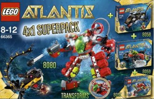 Lego Atlantis 4 in 1 Super Pack