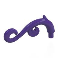 Lego Curled Decorative Ornament / Plant Vine with Bar / Dark Purple