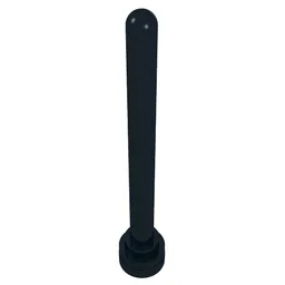 Antenna 1 x 4 with Rounded Top / Black