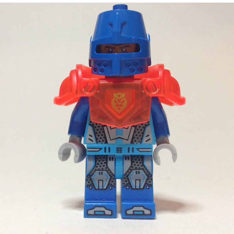 Lego Nexo Knight Soldier with Trans-Neon Orange Armor