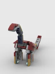 mini brachiosaurus from LEGO Marvel set 76203: Ironman Mech armor