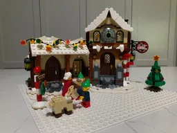 10245 Santa's Workshop base plate attachment