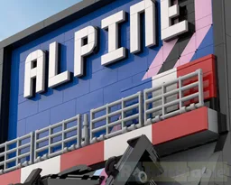 F1 Team Wall Display (Alpine)
