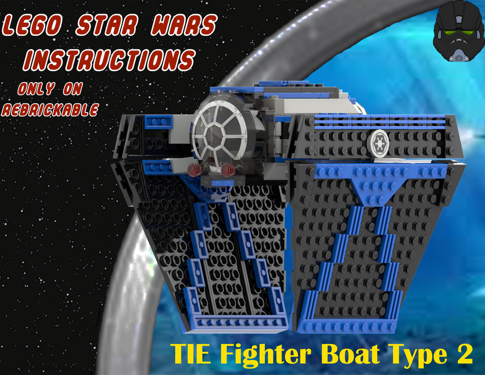 Lego TIE Boat, Type 2 (Classic-style)