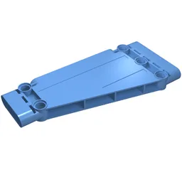 Technic Panel 5 x 11 x 1 Tapered / Medium Blue