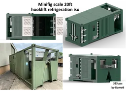 PLS v1 20ft hooklift refrigeration iso