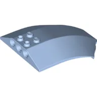 Windscreen 8 x 6 x 2 Curved / Bright Light Blue