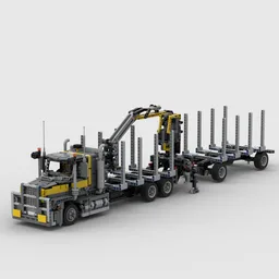 Mack Titan logging truck