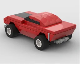 Mini Muscle Car - 4 Stud Wide