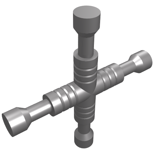 Lego Tool Wrench 4-Way Lug