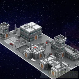 Modular Coruscant trooper base station