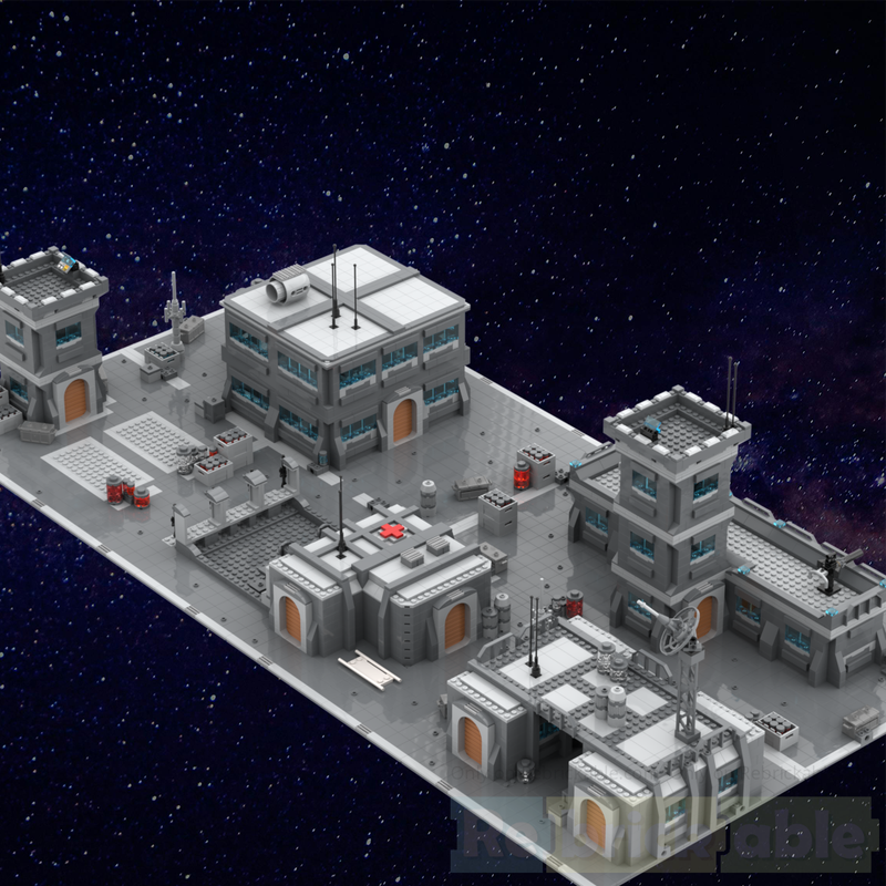 Lego Modular Coruscant trooper base station