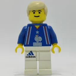 Soccer Player Blue Torso, White Legs 4