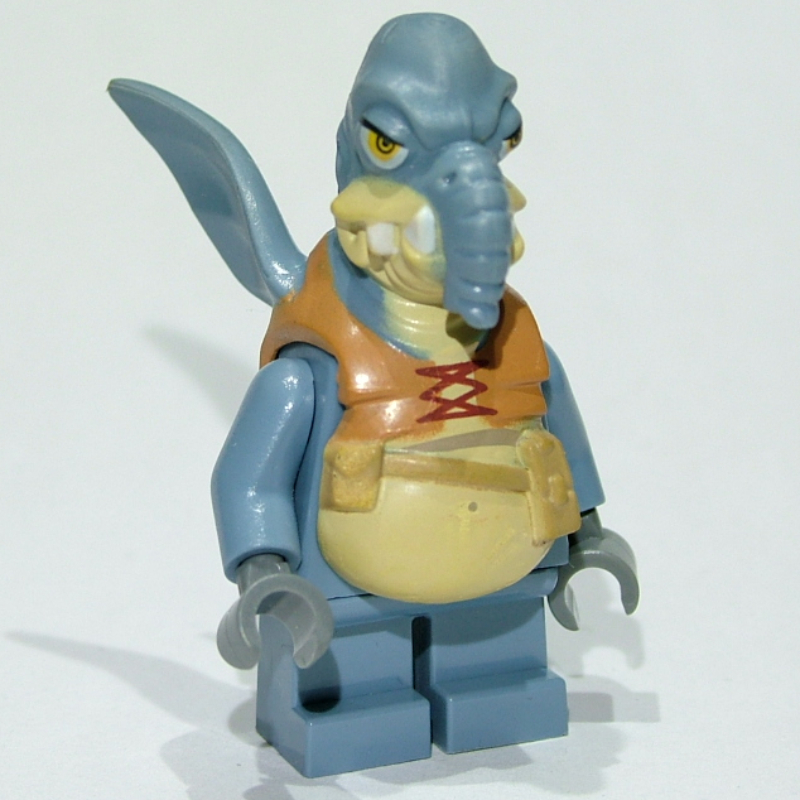 Lego Watto, Printed Head, Dark Bluish Gray Hands