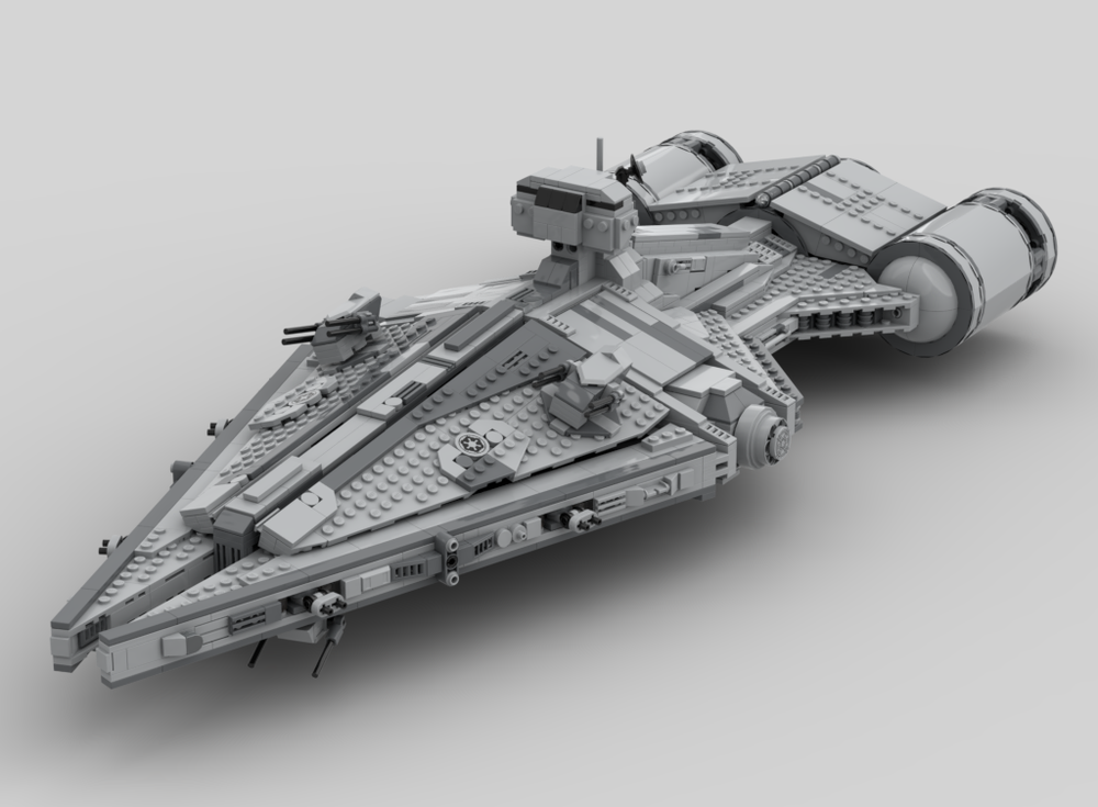 Lego Imperial Arquitens Class Command Cruiser (similar to Moff Gideons Cruiser)