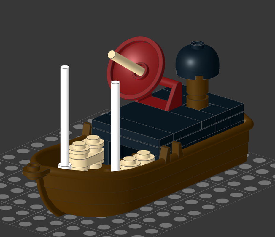 Lego Jack Sparrow's Modified Dingy