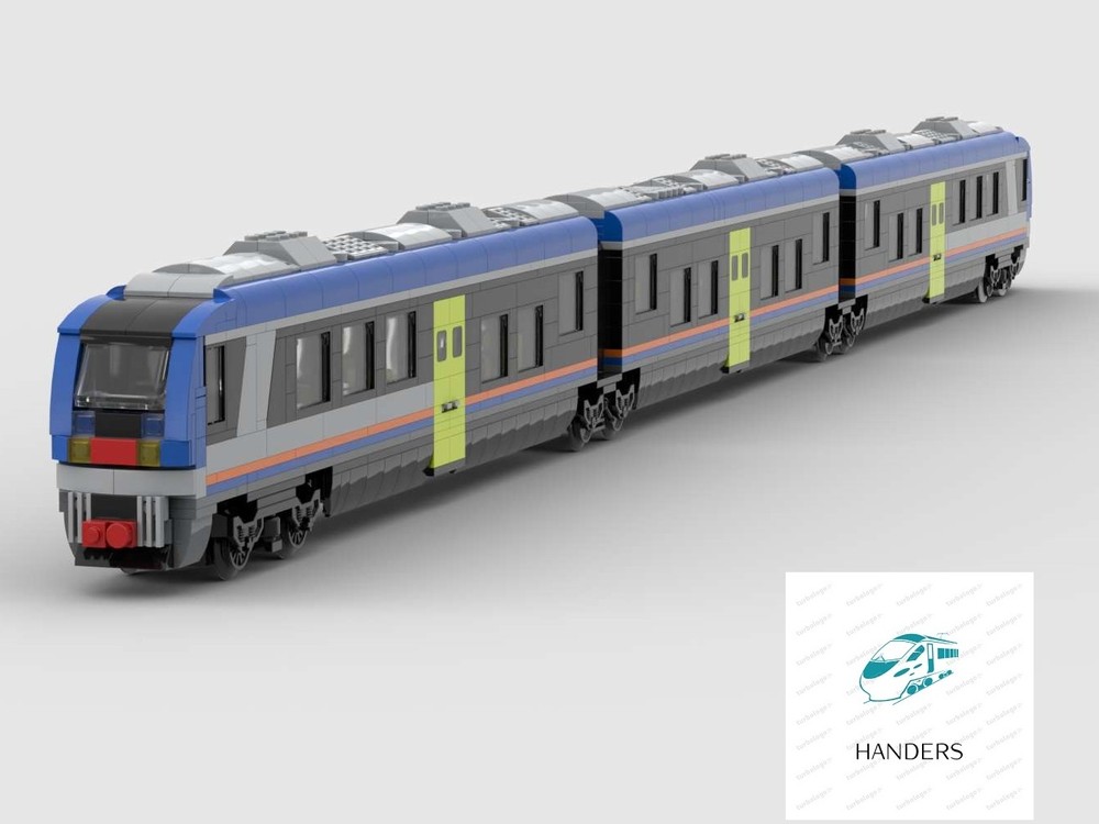 Lego Italian 220 Class diesel Train