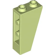 Brick Sloped Inverted 75° 2 x 1 x 3 / Yellowish Green