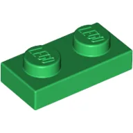 Plate 1 x 2 / Green