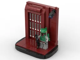 Cloud City minifigure display diorama